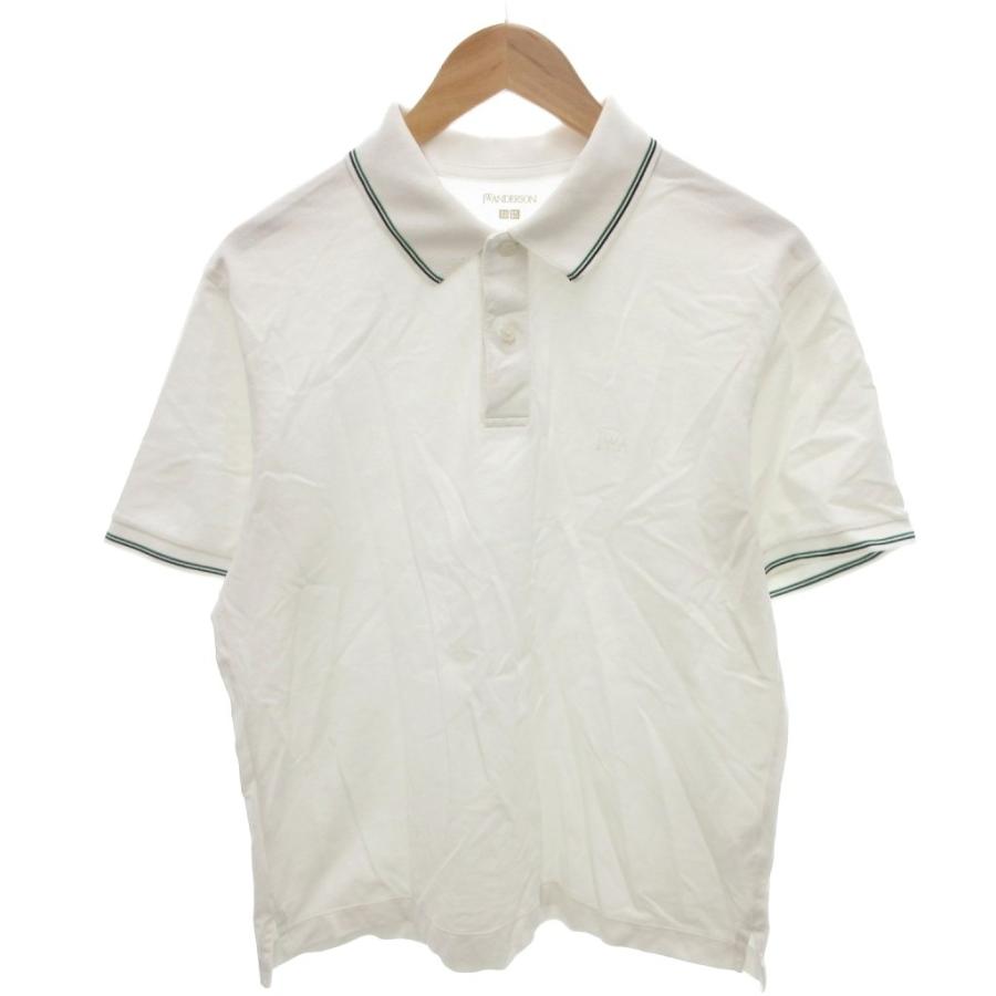 ユニクロ（UNIQLO） UNIQLO JW ANDERSON 美品 ポロシャツ L 白