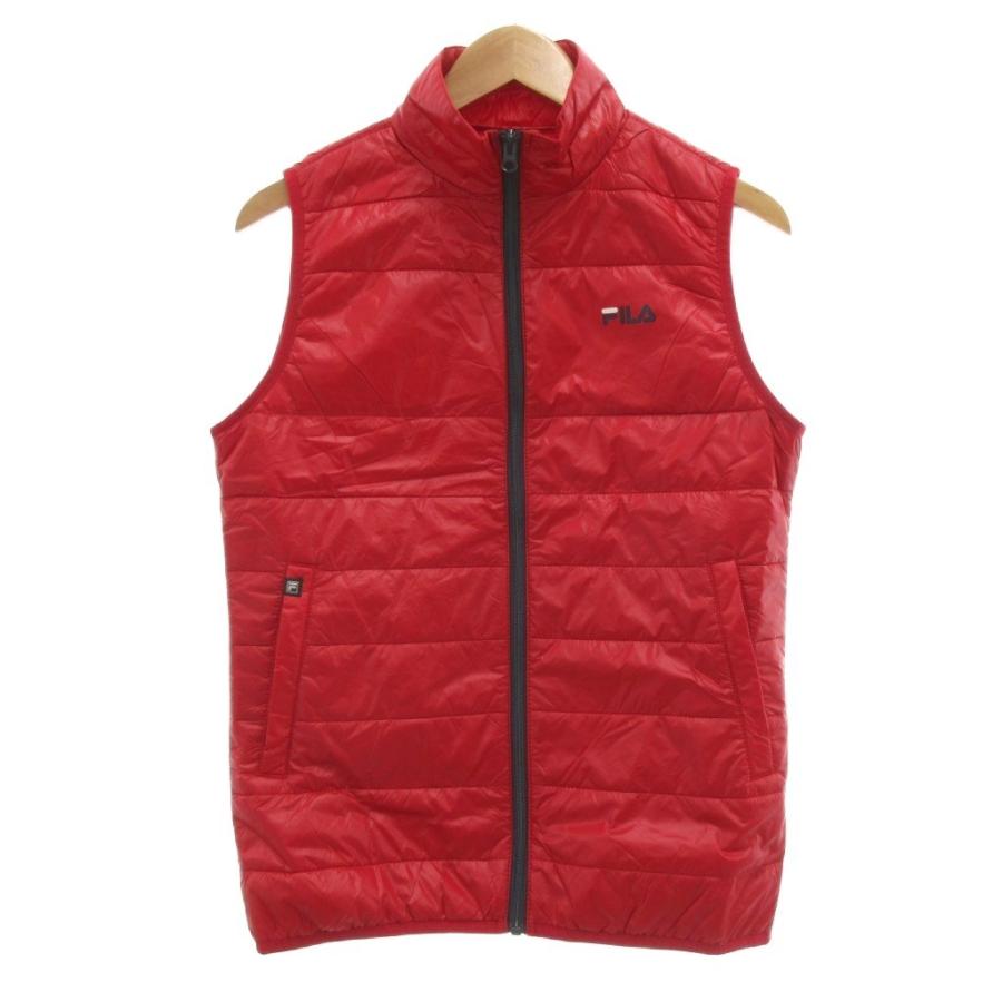 フィラ FILA GOLF ゴルフウェア 中綿ジャケット ブルゾン プリント M