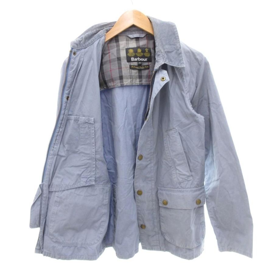 バブアー Barbour ビデイル ノンワックス ジャケット 36 水色 ライト