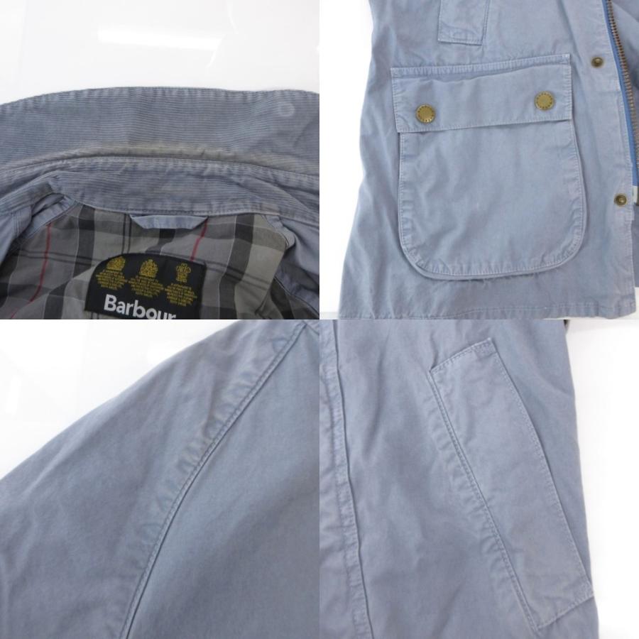 バブアー Barbour ビデイル ノンワックス ジャケット 36 水色 ライト