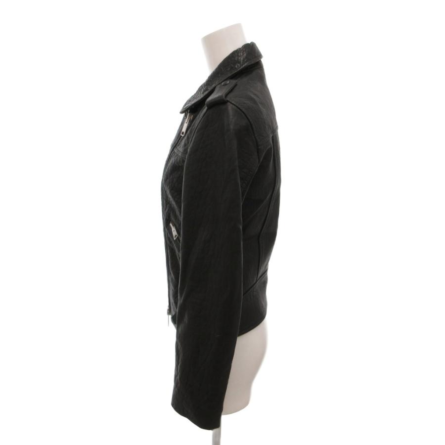 オールセインツ ALLSAINTS ライダースジャケット ラムレザー ダブル 0