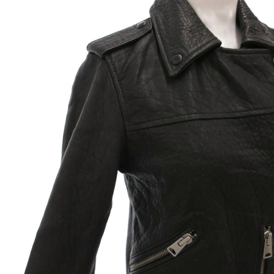 オールセインツ ALLSAINTS ライダースジャケット ラムレザー ダブル 0