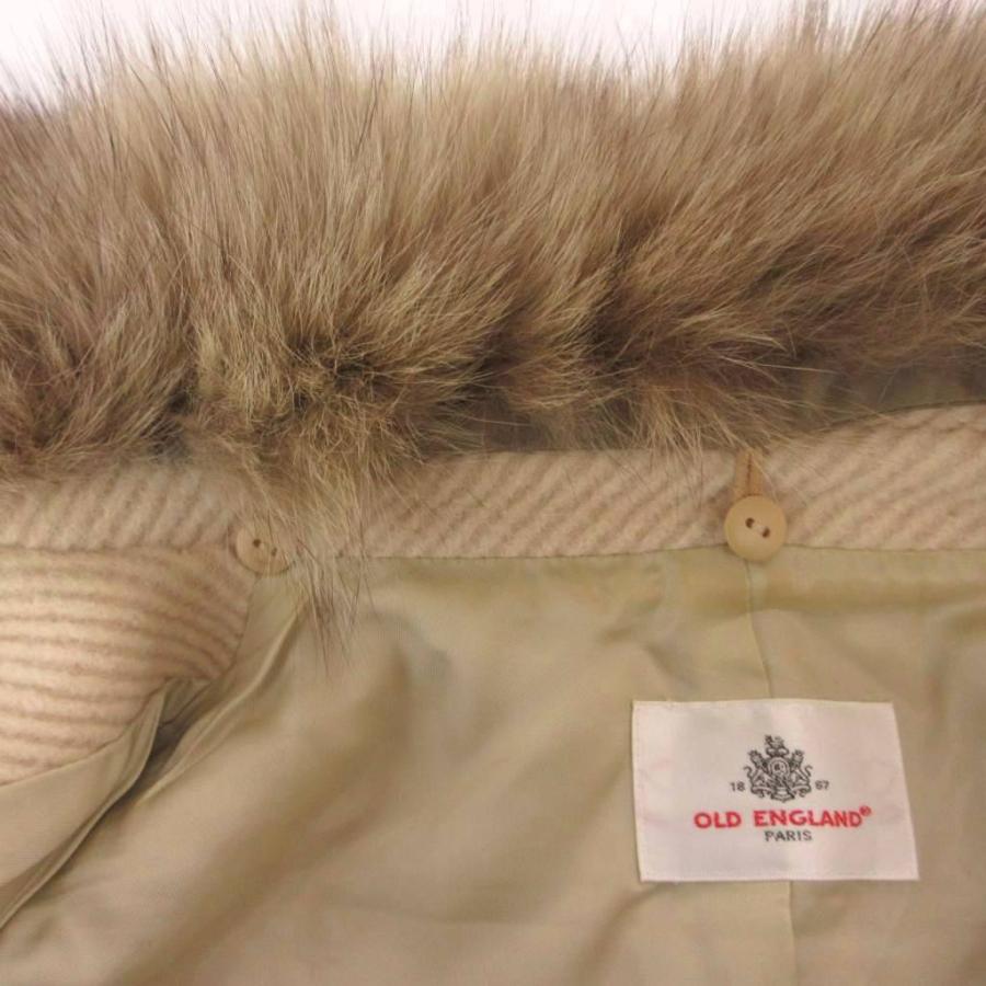 オールドイングランド OLD ENGLAND PARIS コート 比翼 毛皮 フォックス 