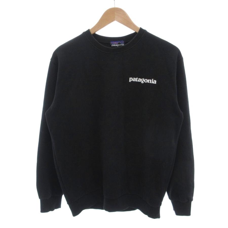 パタゴニア Patagonia スウェットシャツ トレーナー 黒 ブラック 長袖 