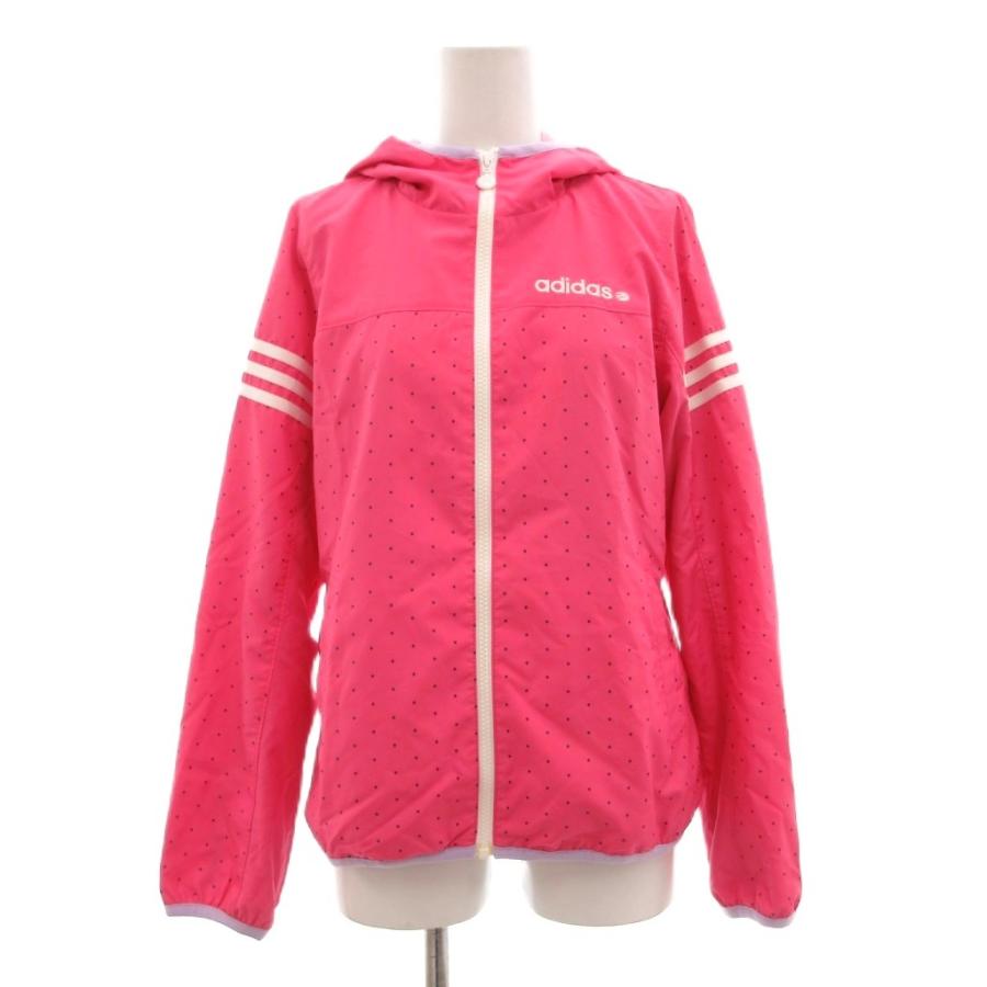 アディダスネオ adidas neo ウィンドブレーカー M ピンク 紫 パープル 