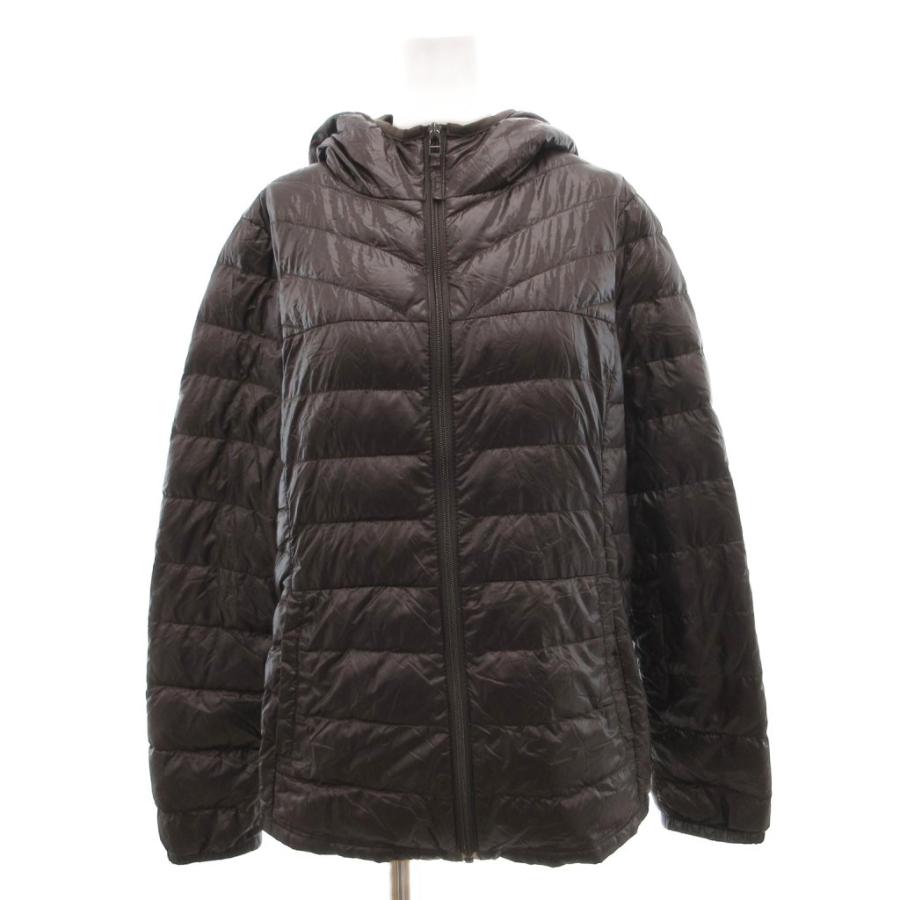 ユニクロ（UNIQLO） 美品 ウルトラライトダウン ジャケット L ダーク 