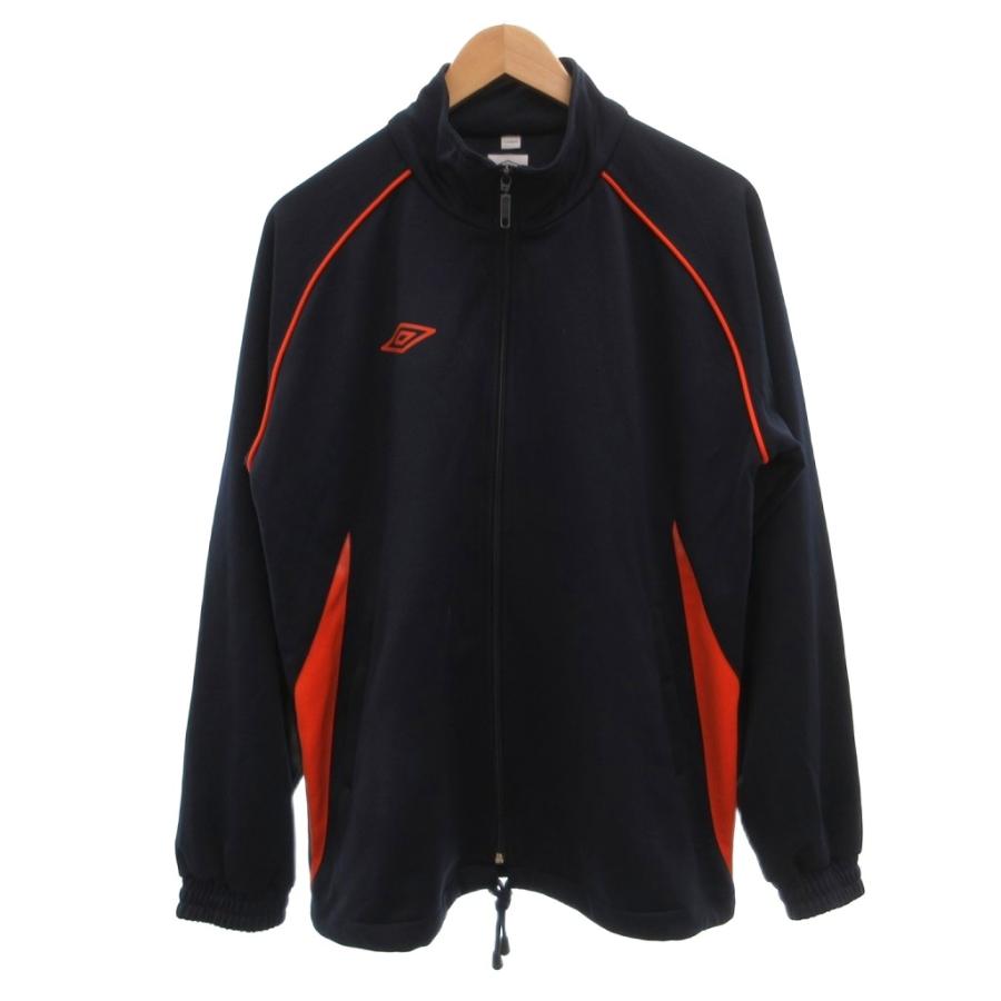 アンブロ UMBRO トラックジャケット ジャージ L 紺 ネイビー 長袖 