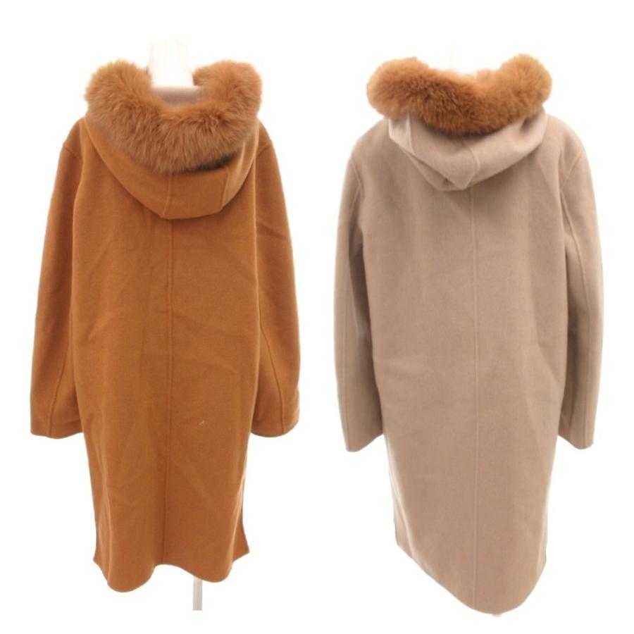 バーニーズニューヨーク BARNEYS NEW YORK コート ウール 38 茶 