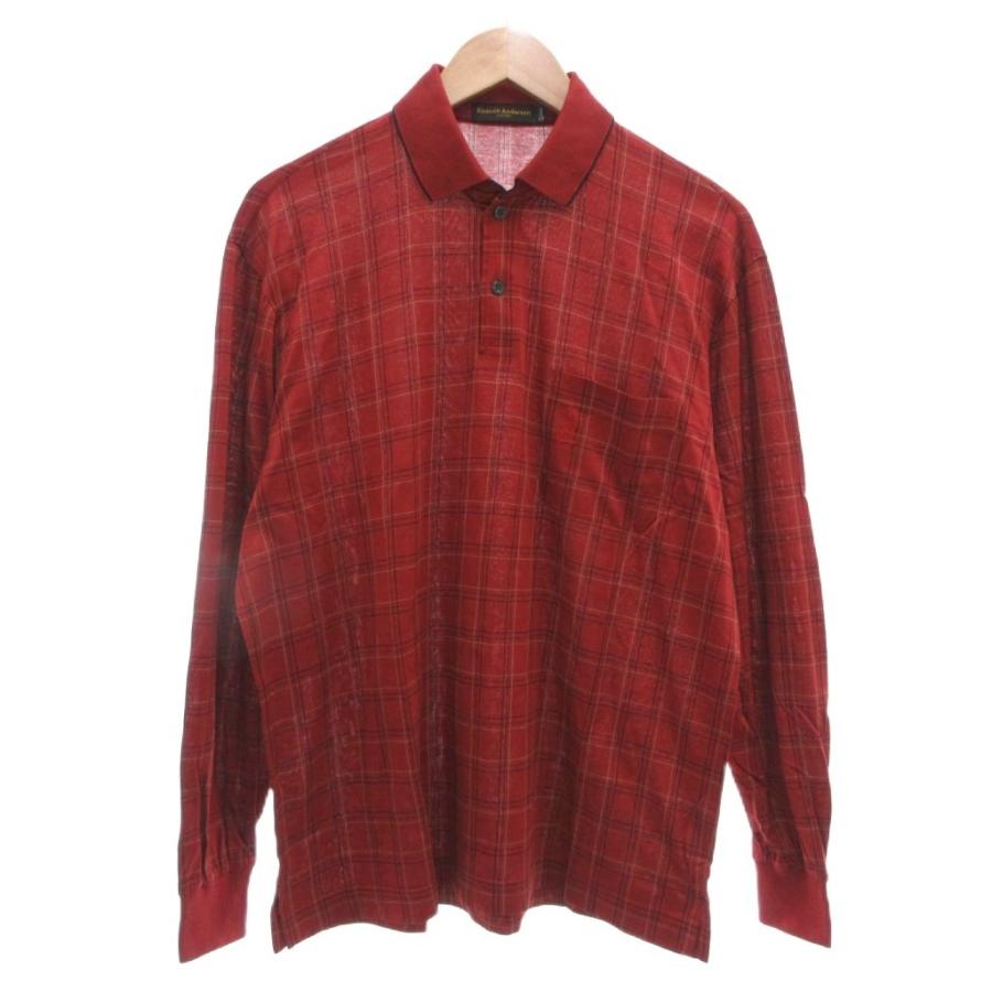 coco5 ページKinloch Andersonキンロックアンダーソン キンロックアンダーソン Kinloch Anderson ポロシャツ L 赤 レッド