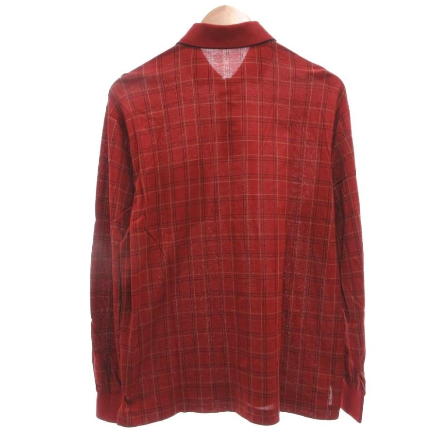 キンロックアンダーソン Kinloch Anderson ポロシャツ L 赤 レッド