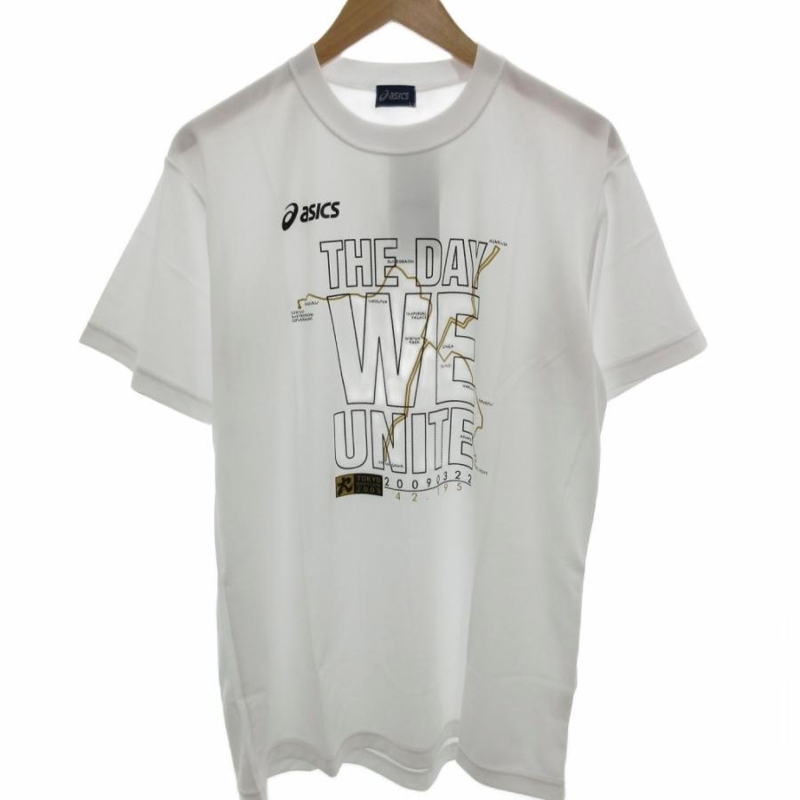 ASICS（アシックス） 東京マラソン2009年参加記念Tシャツ 0 白