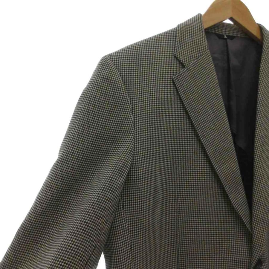 ランバン テーラードジャケット シングル カシミヤ混 R50 千鳥柄 2B ランバン LANVIN COLLECTION テーラードジャケット シングル カシミヤ