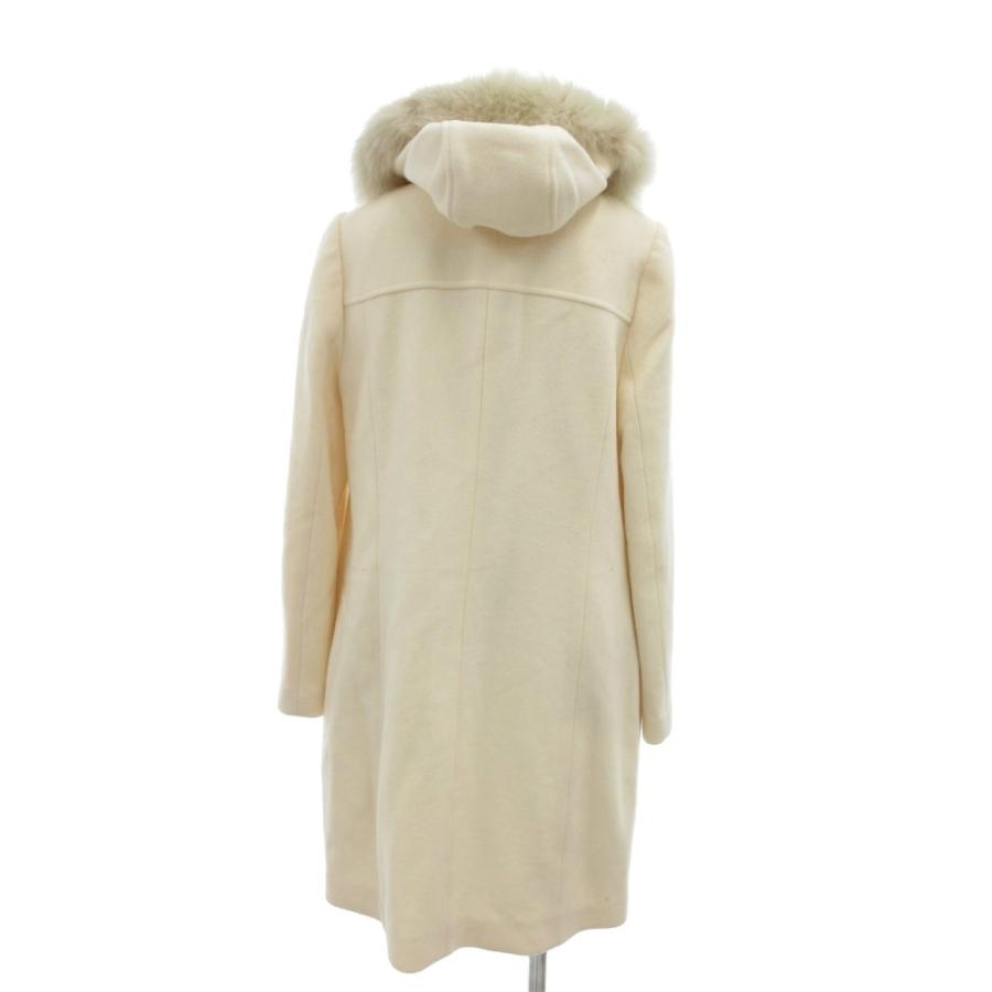 ミッシュマッシュ MISCH MASCH ダッフルコート ウール 38 白 ホワイト 