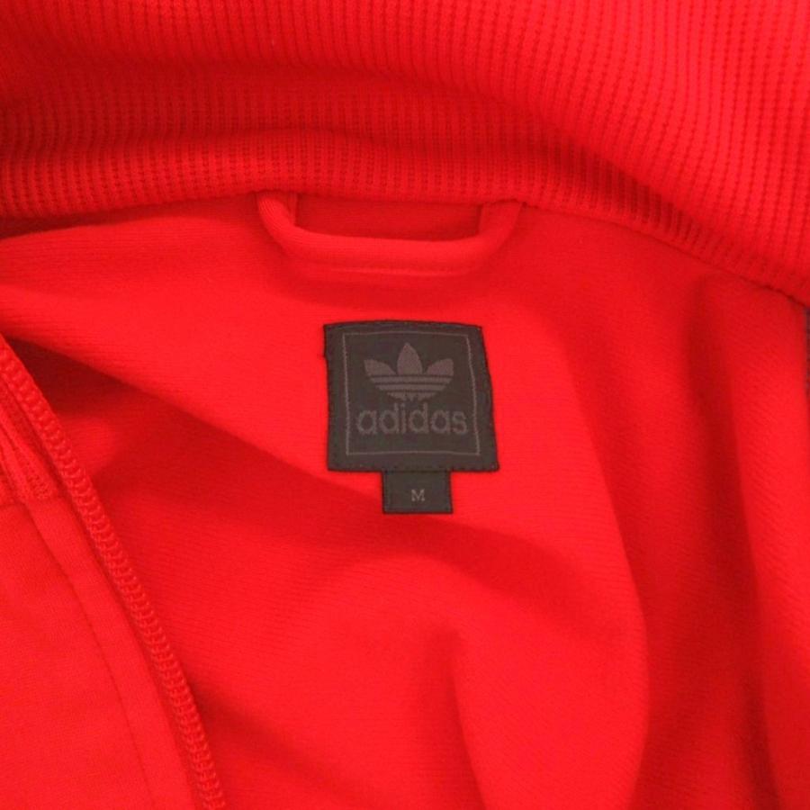 adidas（アディダス） ジャケット ジャージ M 赤 レッド ジップアップ 