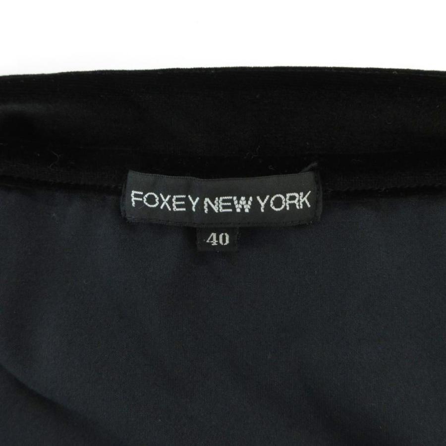 フォクシーニューヨーク FOXEY NEW YORK キャミソール 40 黒 ブラック