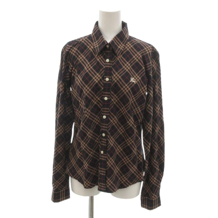 バーバリー ロンドン BURBERRY LONDON 美品 シャツ ブラウス L マルチ 