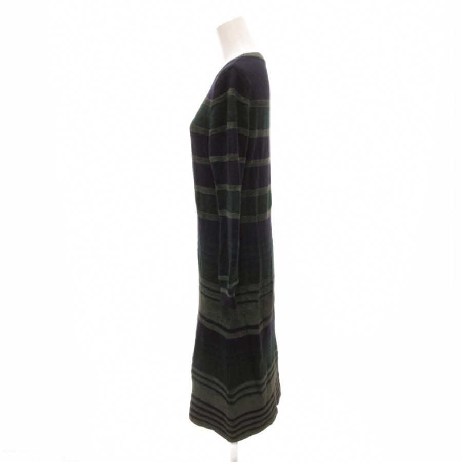 アクアスキュータム AQUASCUTUM チュニックワンピース ニット 長袖