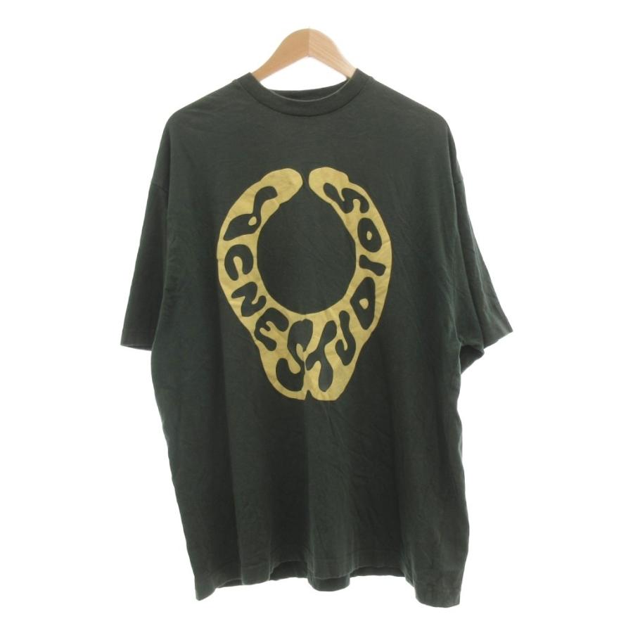 アクネ ストゥディオズ Acne Studios Tシャツ カットソー S 緑 