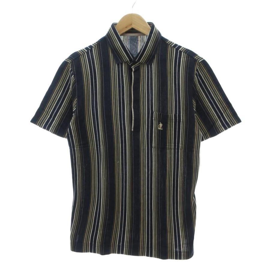 キンロックアンダーソン Kinloch Anderson ポロシャツ L 紺 ネイビー