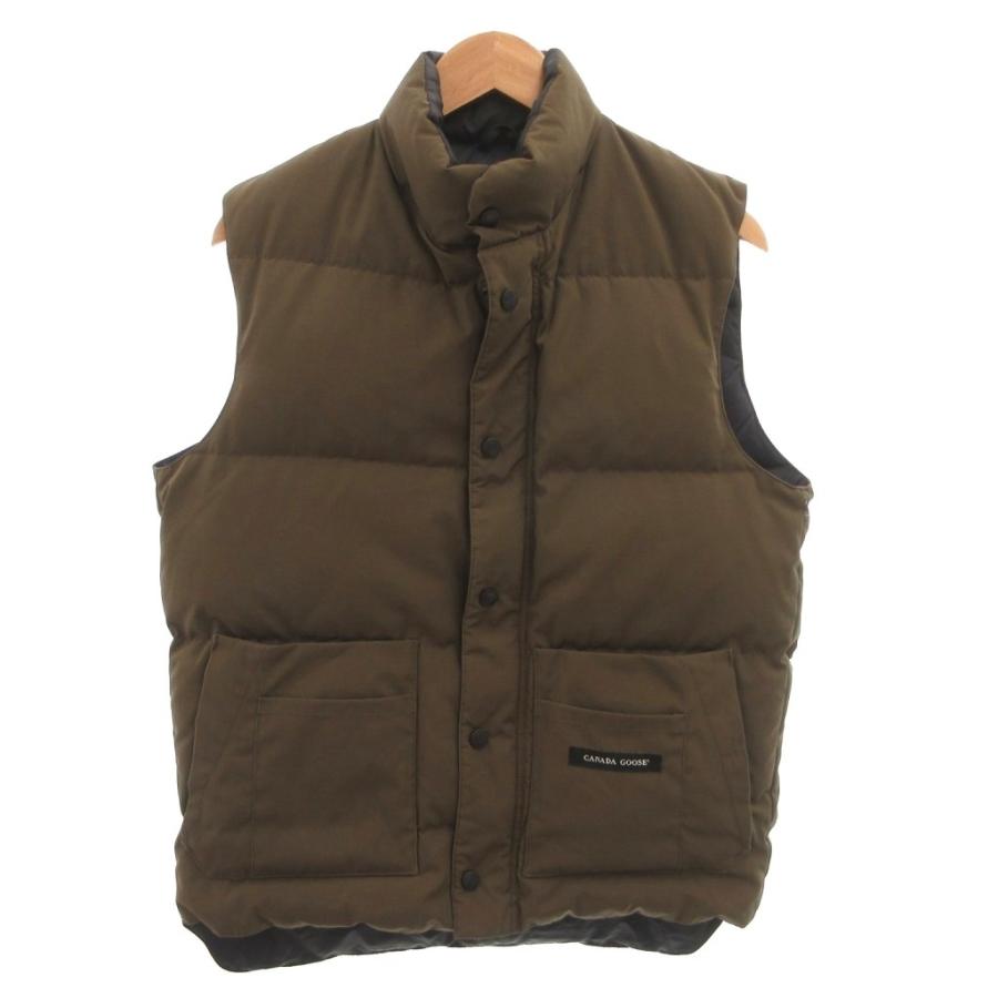 カナダグース CANADA GOOSE ダウンベスト ジップアップ スナップボタン