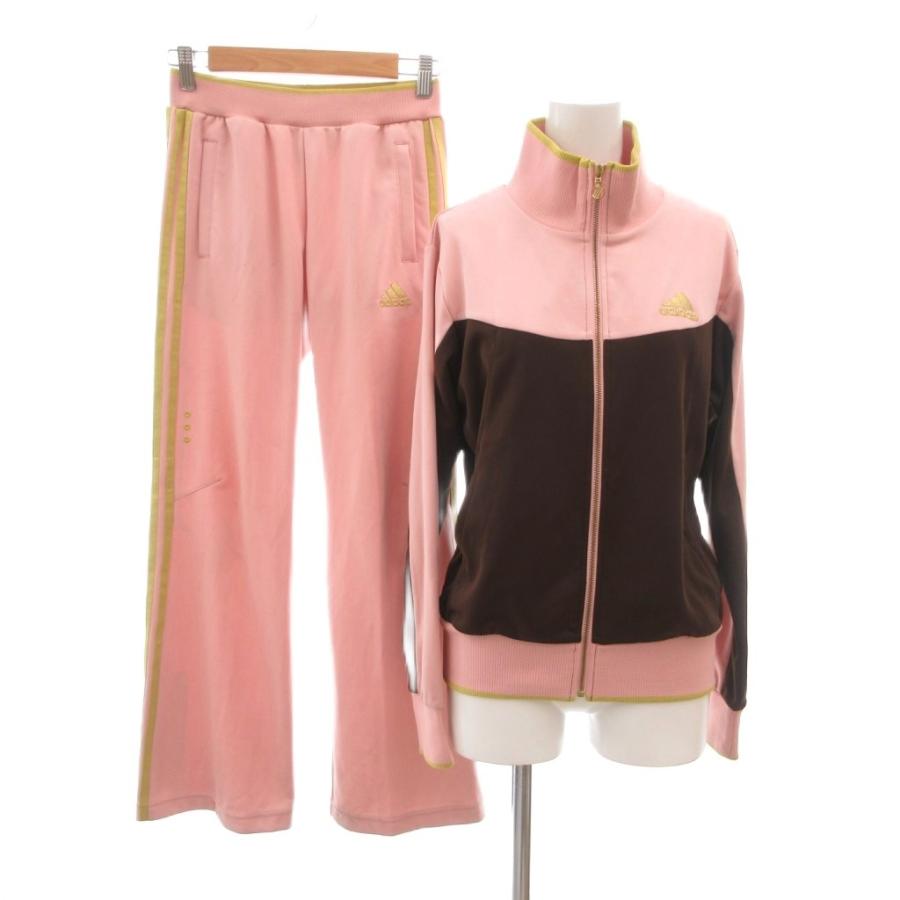 adidas（アディダス） ジャージセットアップ ジャケット パンツ M 桃色
