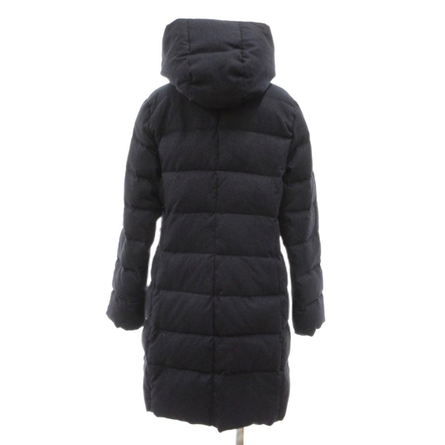 メイソングレイ MAYSON GREY 美品 ロングダウンコート フーデッド 