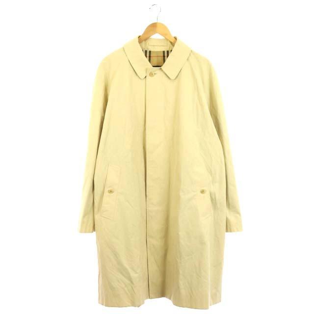 安い バーバリー ロンドン Burberry London バルマカーンコート 比翼ボタン 裏地ノバチェック ベージュ Ao メンズ ベクトル 古着 受賞店舗 Www Angkaalam Com