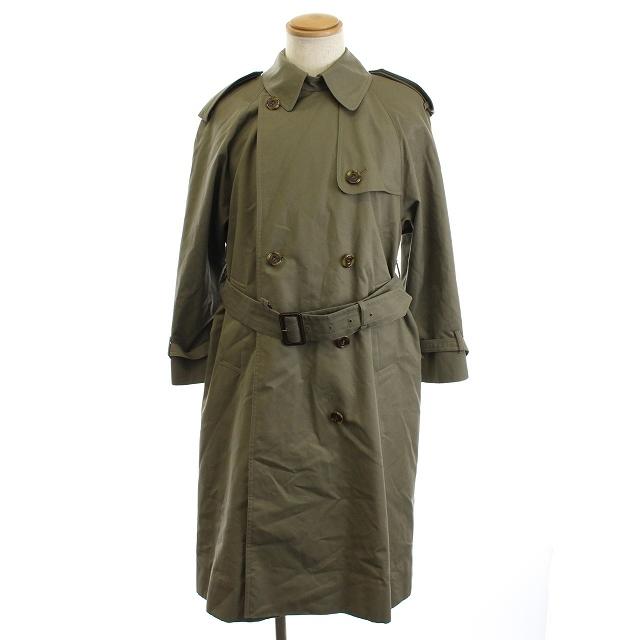 アクアスキュータム Aquascutum トレンチコート ヴィンテージ 裏地チェック カーキ Nm Ec メンズ 165 ブランド古着販売のベクトル 通販 Yahoo ショッピング