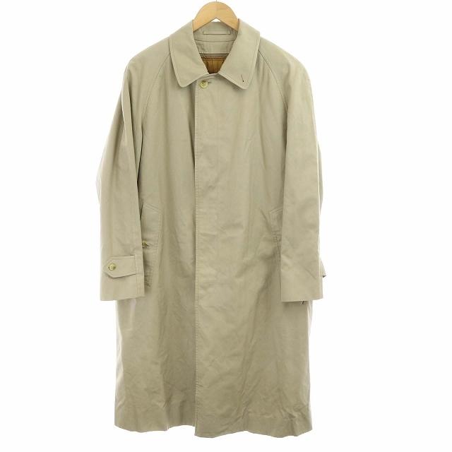 税込 ライナー付き 裏地ノバチェック ロング アウター ステンカラーコート バルマカーンコート バーバリーズ 中古 92 古着 ベクトル メンズ ベージュ M 170 ステンカラーコート Www Floridapace Gov