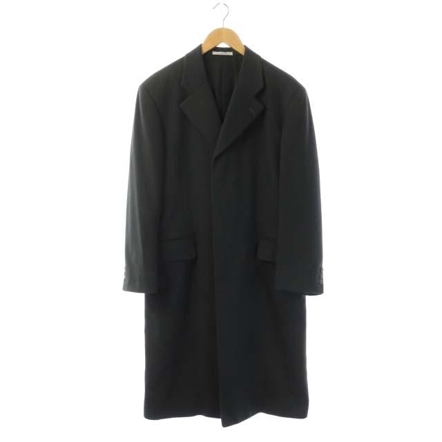 中古 ジバンシィ Givenchy チェスターコート ロング アウター 総裏地 比翼ボタン M スモークカーキ Cm Ec メンズ 激安