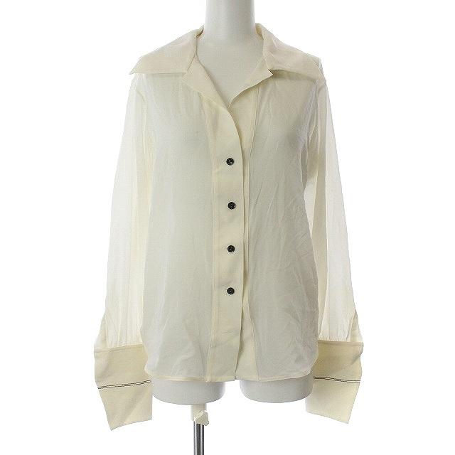 ルイヴィトン LOUIS VUITTON ブラウス シャツ カットソー 長袖 絹