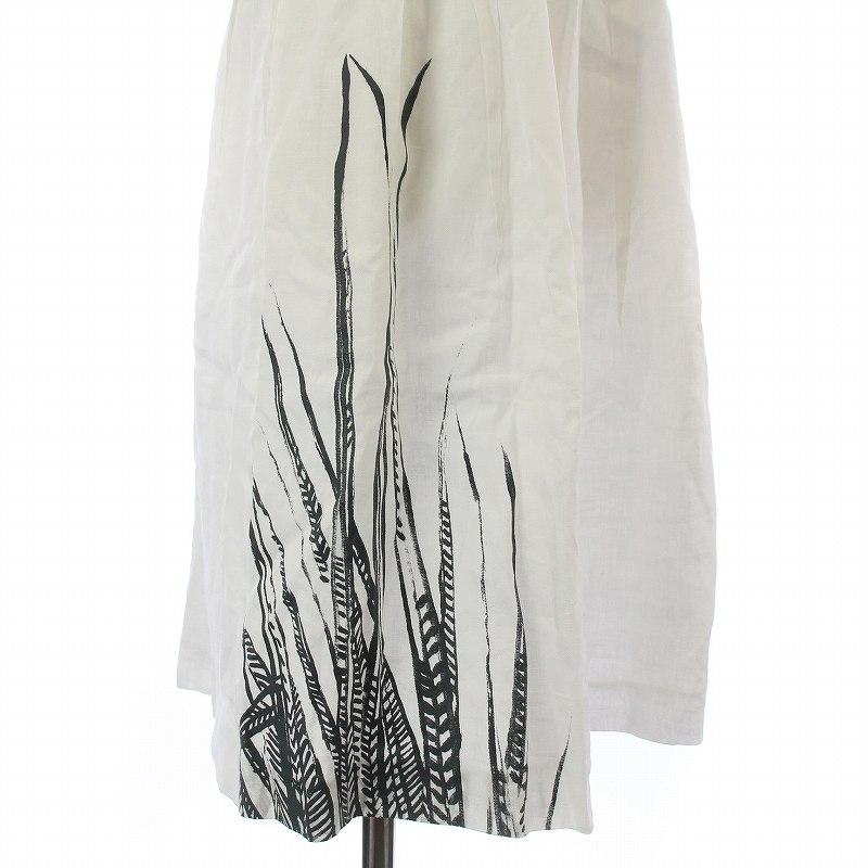 デドゥエ D-due ワンピース ノースリーブ フレア ひざ丈 タック V  