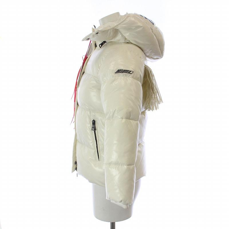 エムエスジーエム MSGM KIDS キッズ フリンジ ロゴ プリント パファー  