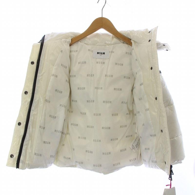 エムエスジーエム MSGM KIDS キッズ フリンジ ロゴ プリント パファー  