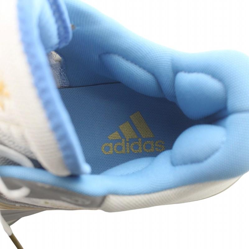 adidas D.O.N Issue 1 GCA Light Blue Gold Metallic Footwear White ドン イシュー スニーカー US10 28cm 水色 シルバー色 FW3657｜vectorpremium｜07