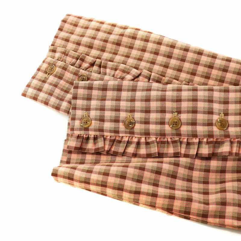 未使用品 コエル COEL バックフリルテーパードパンツ タグ付き 