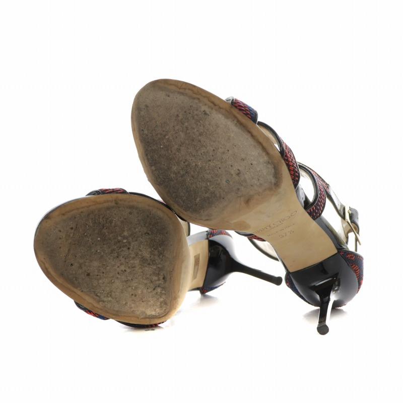 ✨JIMMY CHOO ジミーチュウ オープントゥ エナメルストラップ