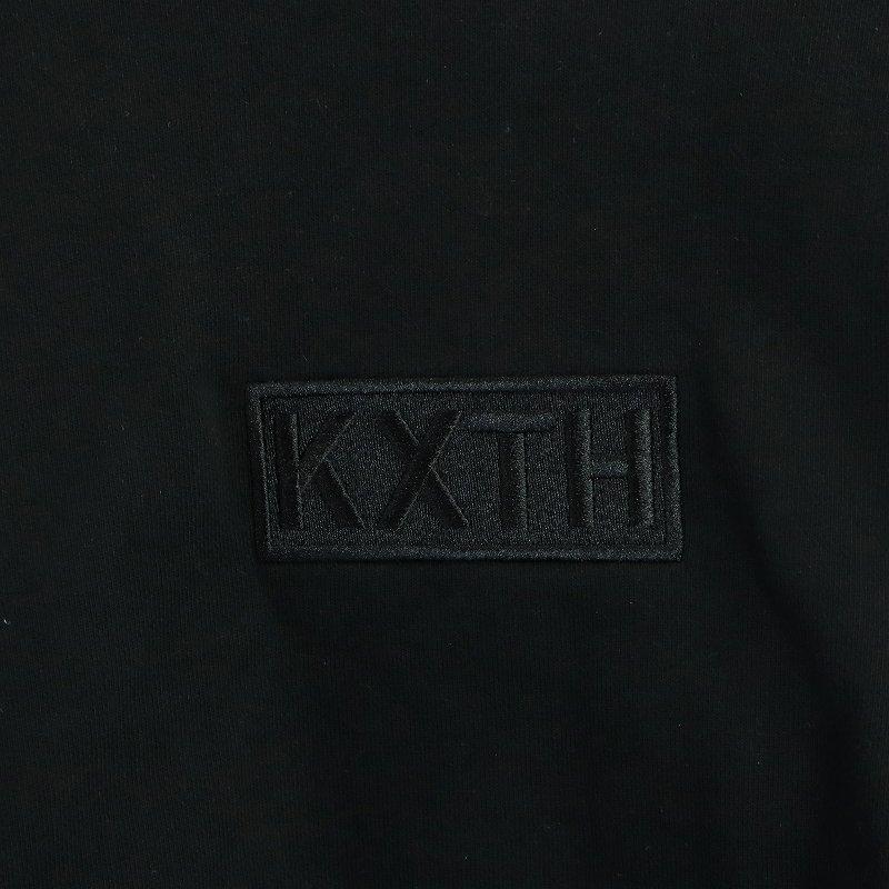 【中古】キス kxth スウェット トレーナー ロゴ 刺繍 長袖 裏毛 クルーネック XS 黒 ブラック KHM030147 キス kxth スウェット トレーナー ロゴ 刺繍 長袖 裏毛 クルーネック