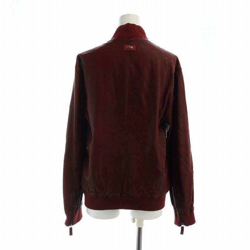 EMPORIO ARMANI エンポリオアルマーニ レザージャケット ブルゾン