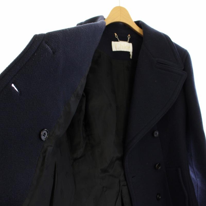 Chloe（クロエ） ピーコート Pコート アウター 38 ネイビー