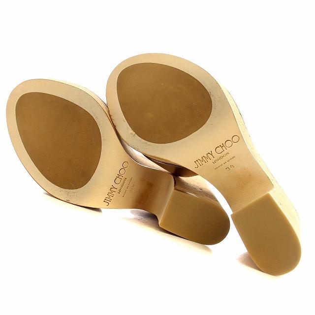 ジミーチュウ JIMMY CHOO サンダル ウェッジソール メタリック