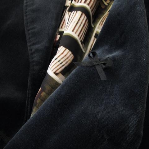 Paul Smith BLACK ポールスミス ブラック ベロアジャケット シングル 3 