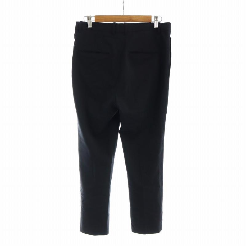 ジルサンダー JIL SANDER スラックス パンツ ジップフライ 44 L 紺