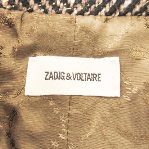 ザディグエヴォルテール Zadig&Voltaire チェスターコート ツイード