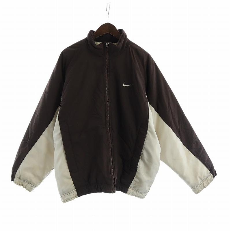 90s NIKEナイキトラックジャケットオールドビンテージ古着XLジップブルゾン NIKE（ナイキ） NIKE 90s ヴィンテージ 中綿 ジャケット ブルゾン 長袖