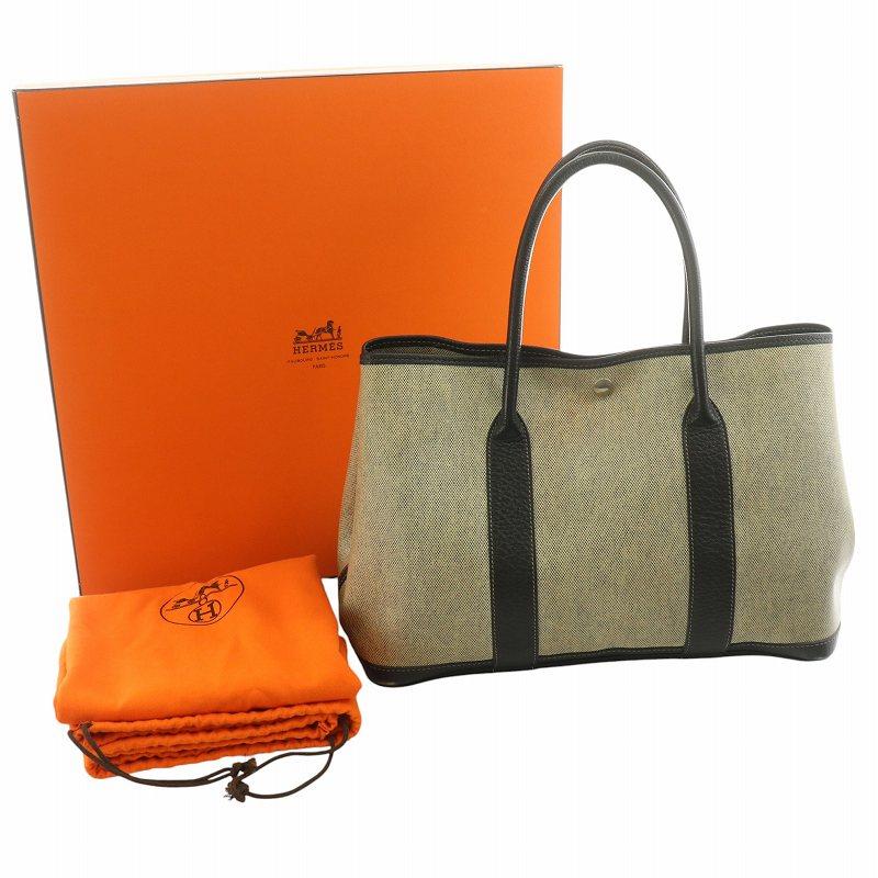 HERMES エルメス ガーデンパーティ PM トートバッグ トワル HERMES エルメス ガーデンパーティ PM トートバッグ トワル