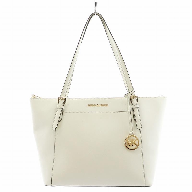 マイケルコース ハンドバッグ ホワイト Michael Kors レザー