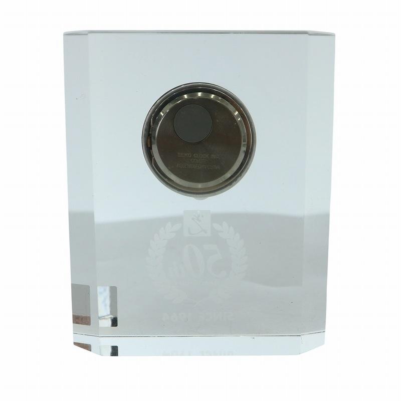 カガミクリスタル KAGAMI CRYSTAL SEIKO セイコー 置き時計 アナログ