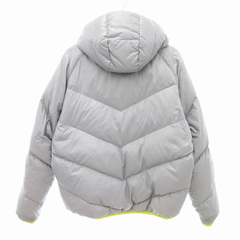 J*様 NIKE ナイキ　90s フード付きダウンジャケット　グレー　y2k Nike グレー ダウンジャケット Mサイズ フード付き 00s 90s y2k NIKE