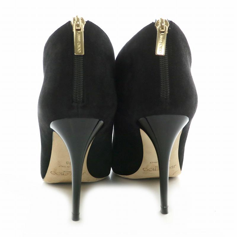 ジミーチュウ JIMMY CHOO ブーツ ブーティ スエード レザー ヒール